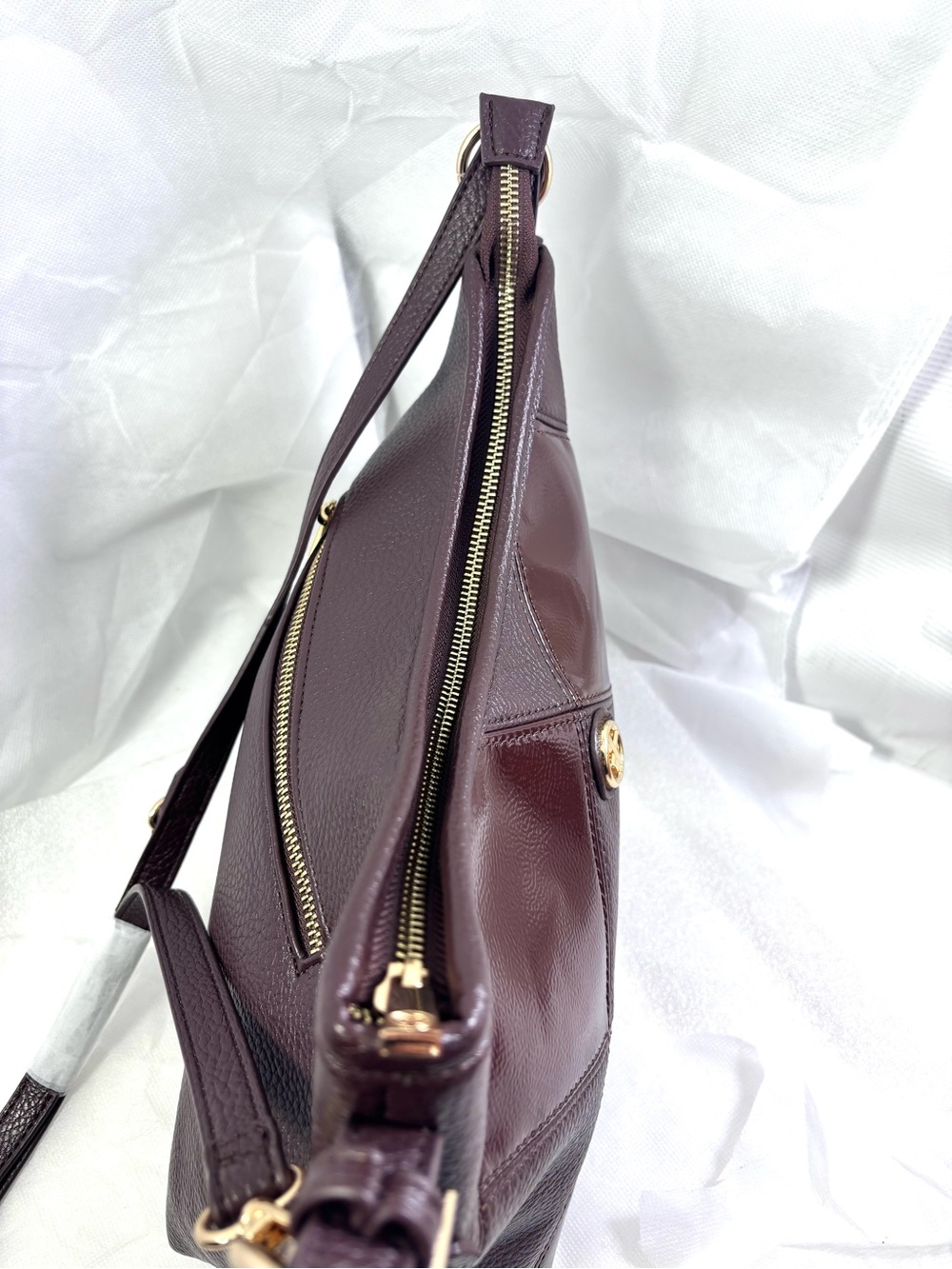 Giani Bernini Pebble Soft MD Shoulder Bag. Rich Coffee. - Picture 11 of 14